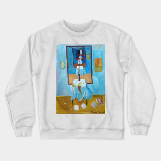 Game of mirrors Crewneck Sweatshirt by diegomanuel